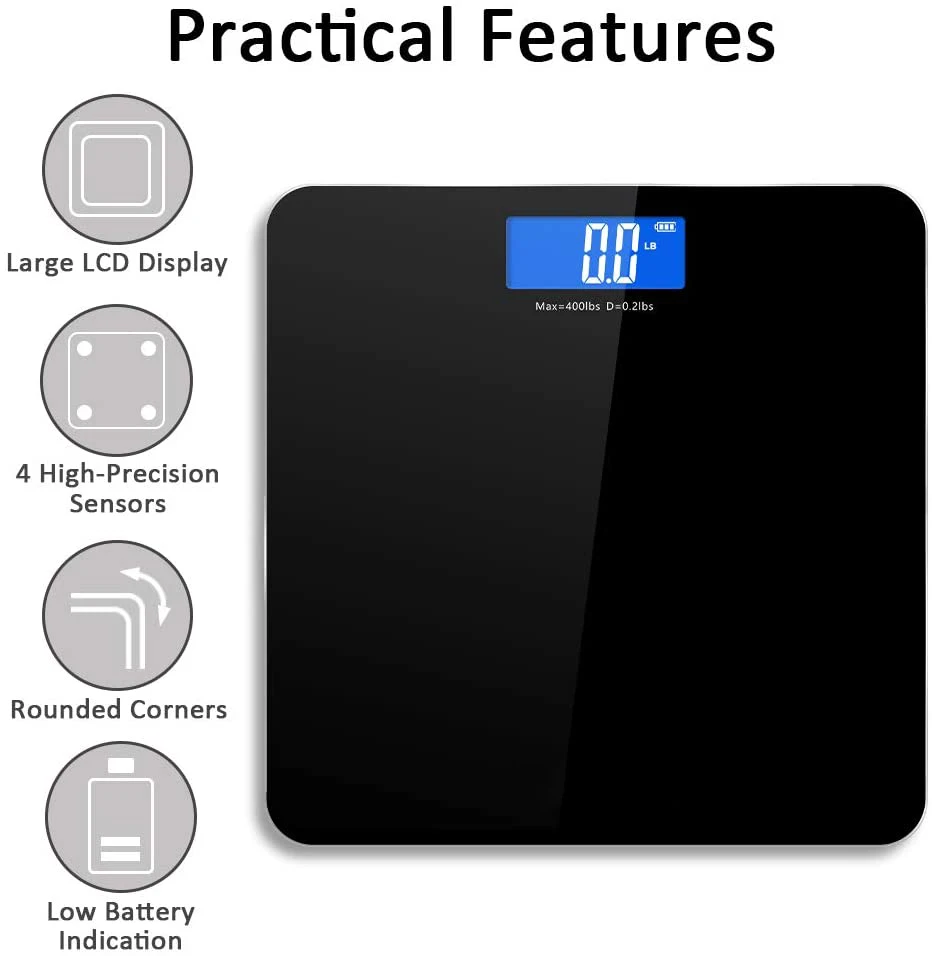 BL-1608 Latest Products Max 180kg Digital Balance Scale Electronic Bathroom Weighing Scale