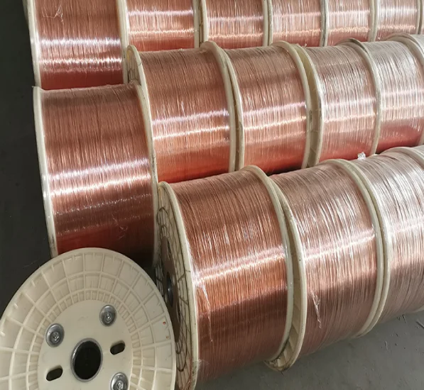 Copper Wire Factory Price 29 Swg Cca Enamelled C11000 C1100 Winding Pure Red Copper Rectangular Wire