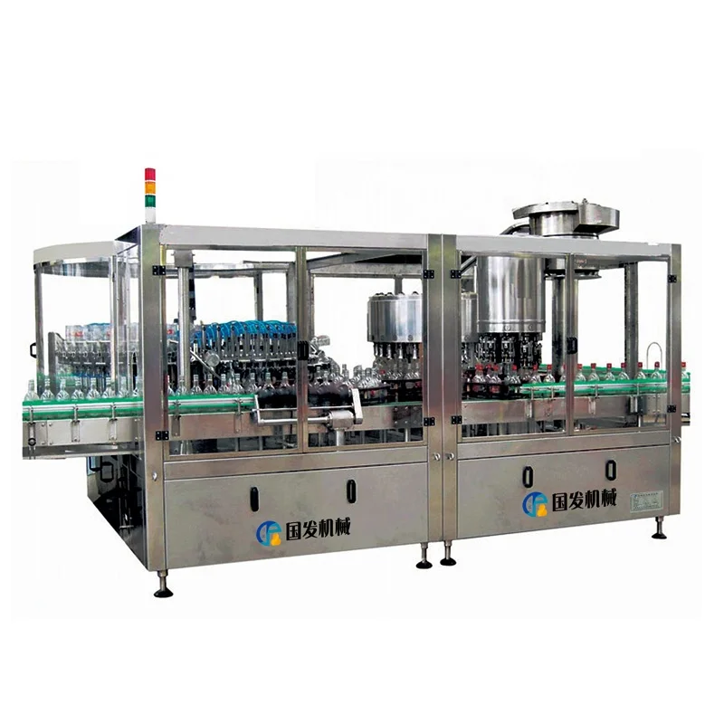 Automatic factory wholesale wine champagne glass bottle filling and capping machine line