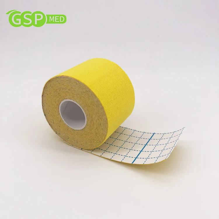 5cm*5m 100% cotton kinesiology tape elastic kinesiology tape sports