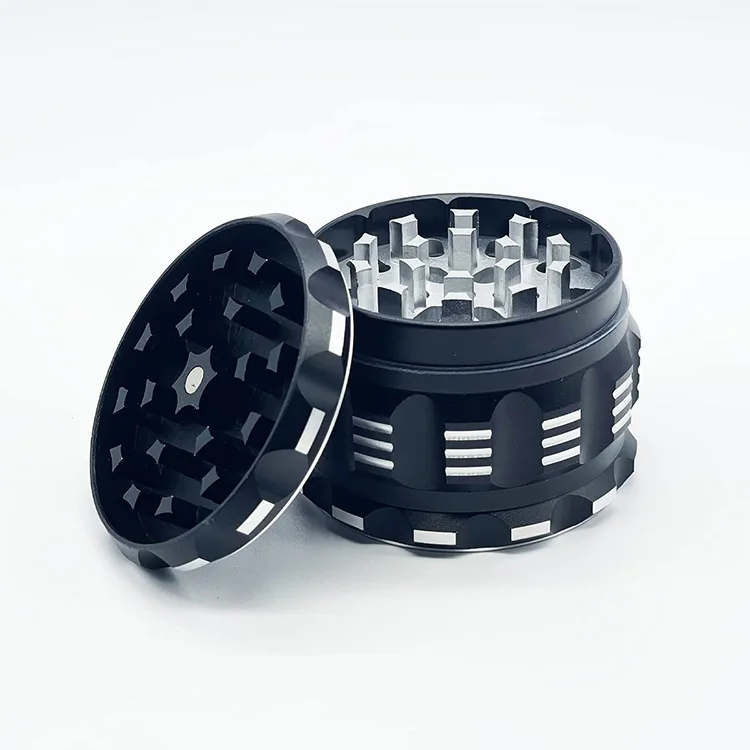 Wholesale Custom Logo 50mm 63mm New Crusher Aluminium Metal Dry Herb Grinder