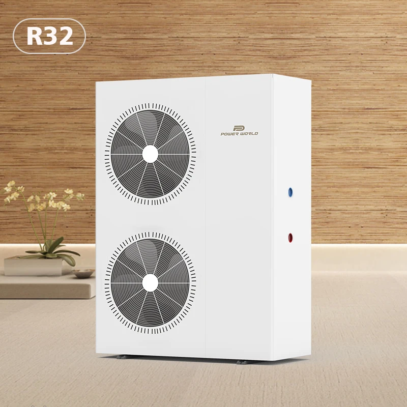 A +++ высокотемпературный тепловой насос R32 низкой температуры от воздуха к воде evi для горячей воды моноблочный инверторный