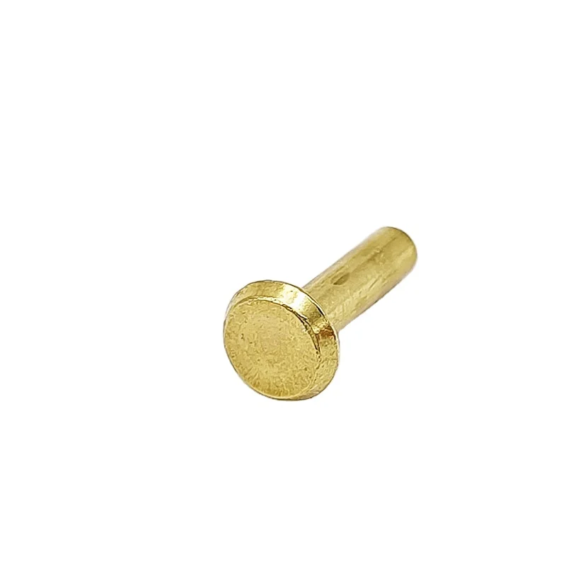 Wholesale Flat head Semi-Tubular Rivets Brass/Copper Tubular Rivets