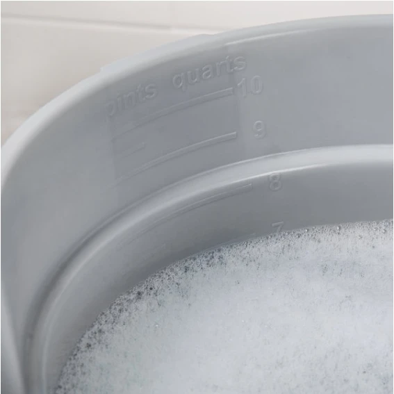 Rubbermaid BRUTE FG296300GRAY коммерческое 10 Qt круглое ведро для очистки серое пластиковое