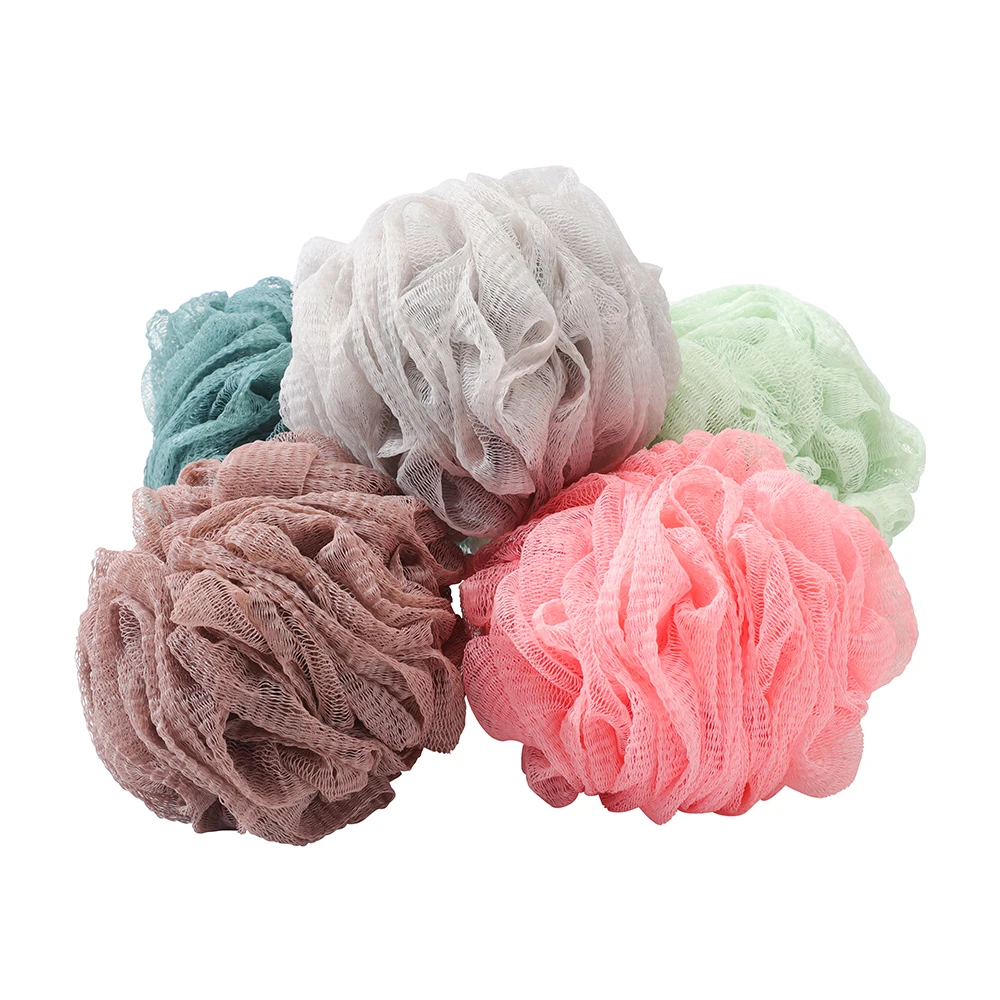 Natural Flower Bath Shower Ball Sponge Cleaning Scrub Massage Sponge Exfoliating