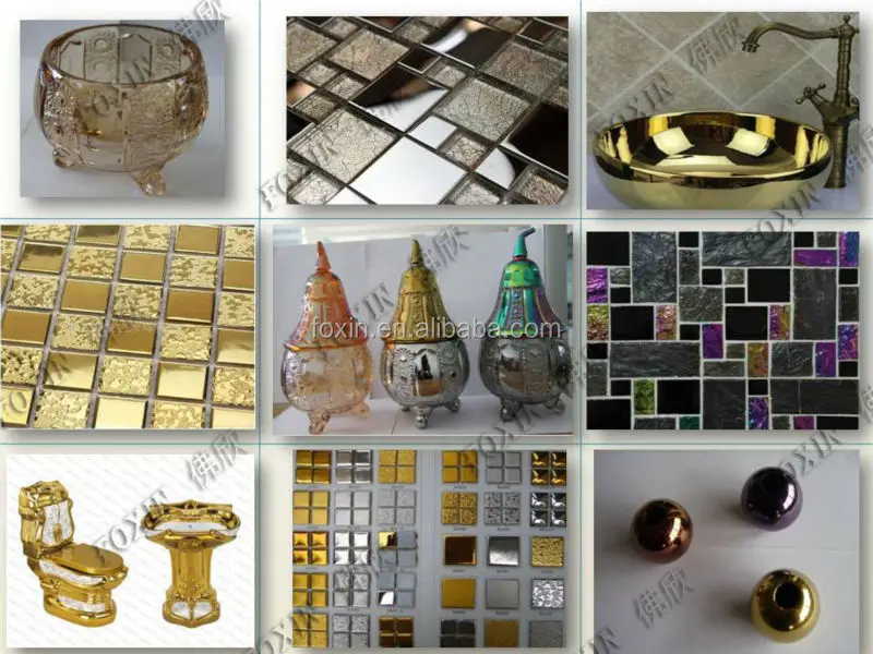 vacuum sputter installation pvd coating rainbow chrome spray machine