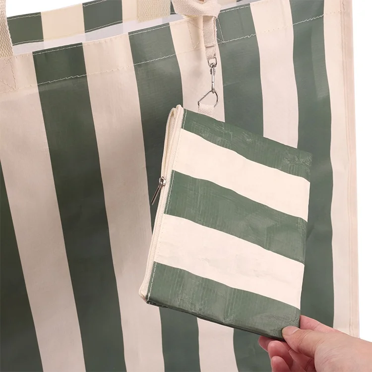 China Manufacturer Custom Reusable Grocery Shopping Bag Bopp Laminated Recycled PP Woven Bag With coin purse