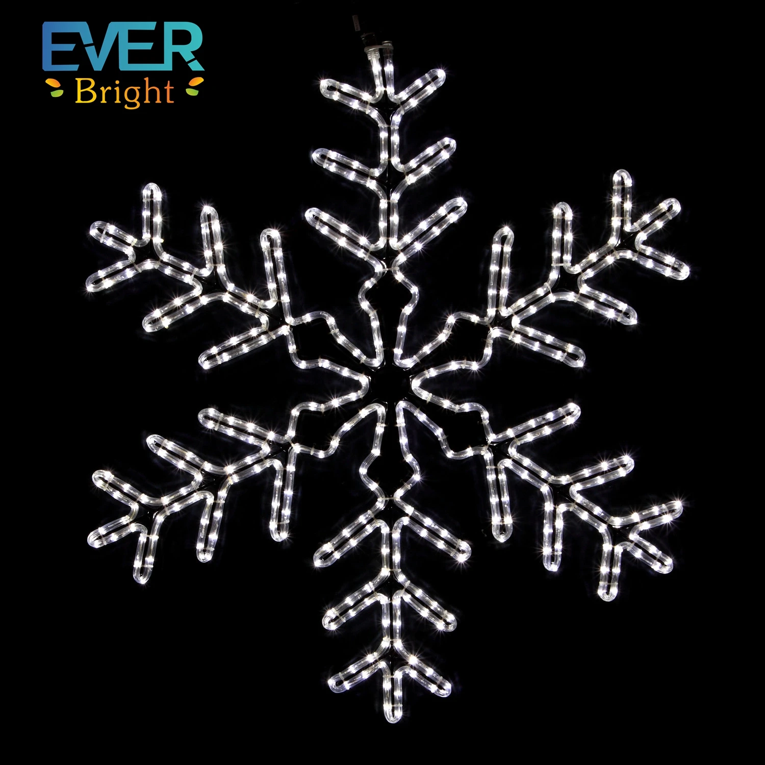 Outdoor commercial Christmas street decoration sparkling 2D lighted pole mounted snowflake Christmas street displays