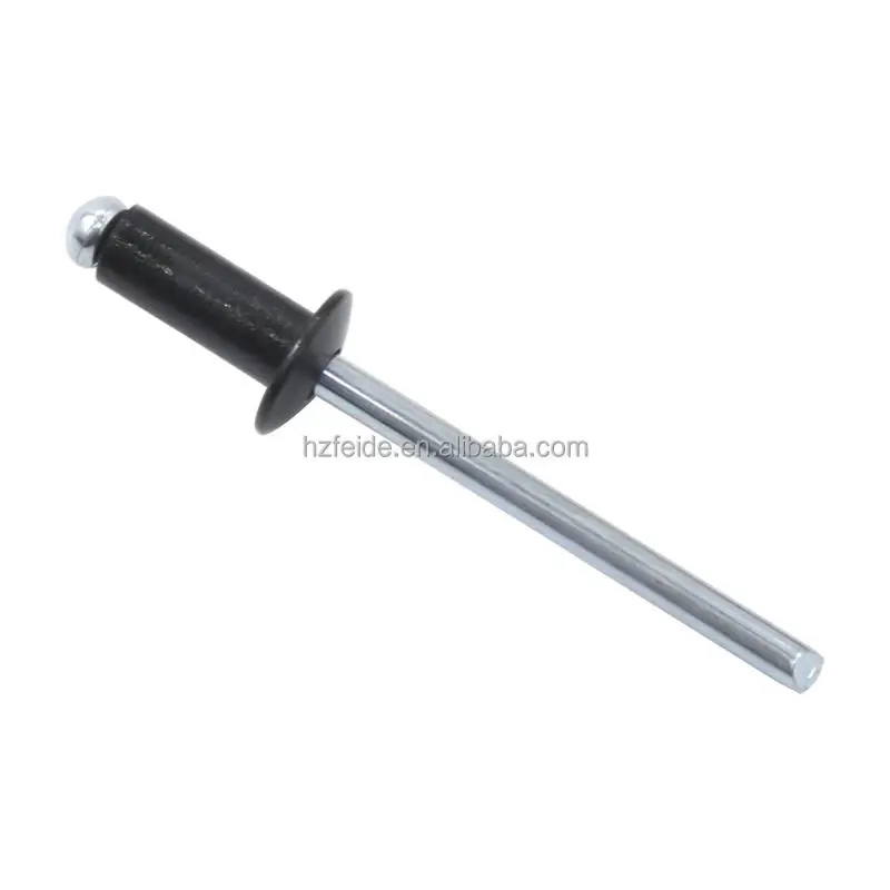 Wholesale Black Painted Round Head Aluminum Steel Open Type Blind Split Pneumatic Rivet