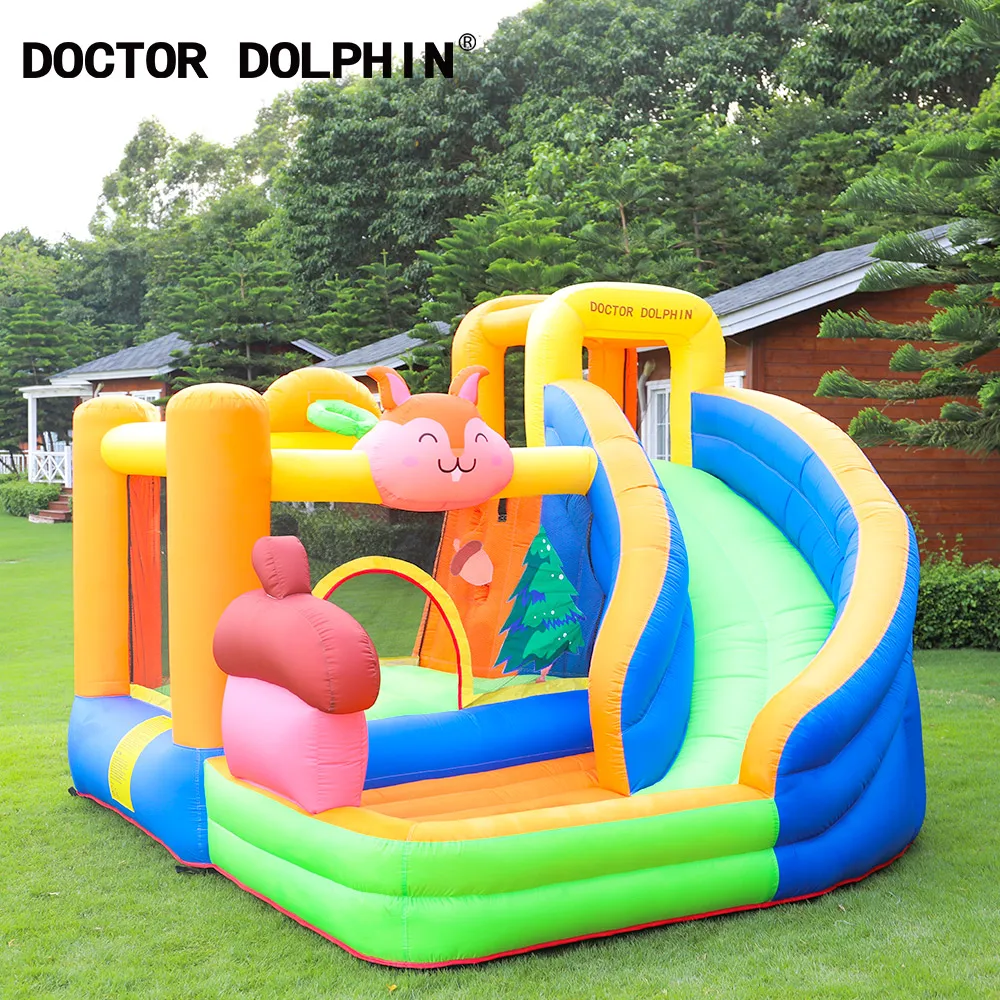  Защитные Детские батуты Doctor Dolphin EN71 карусель надувной