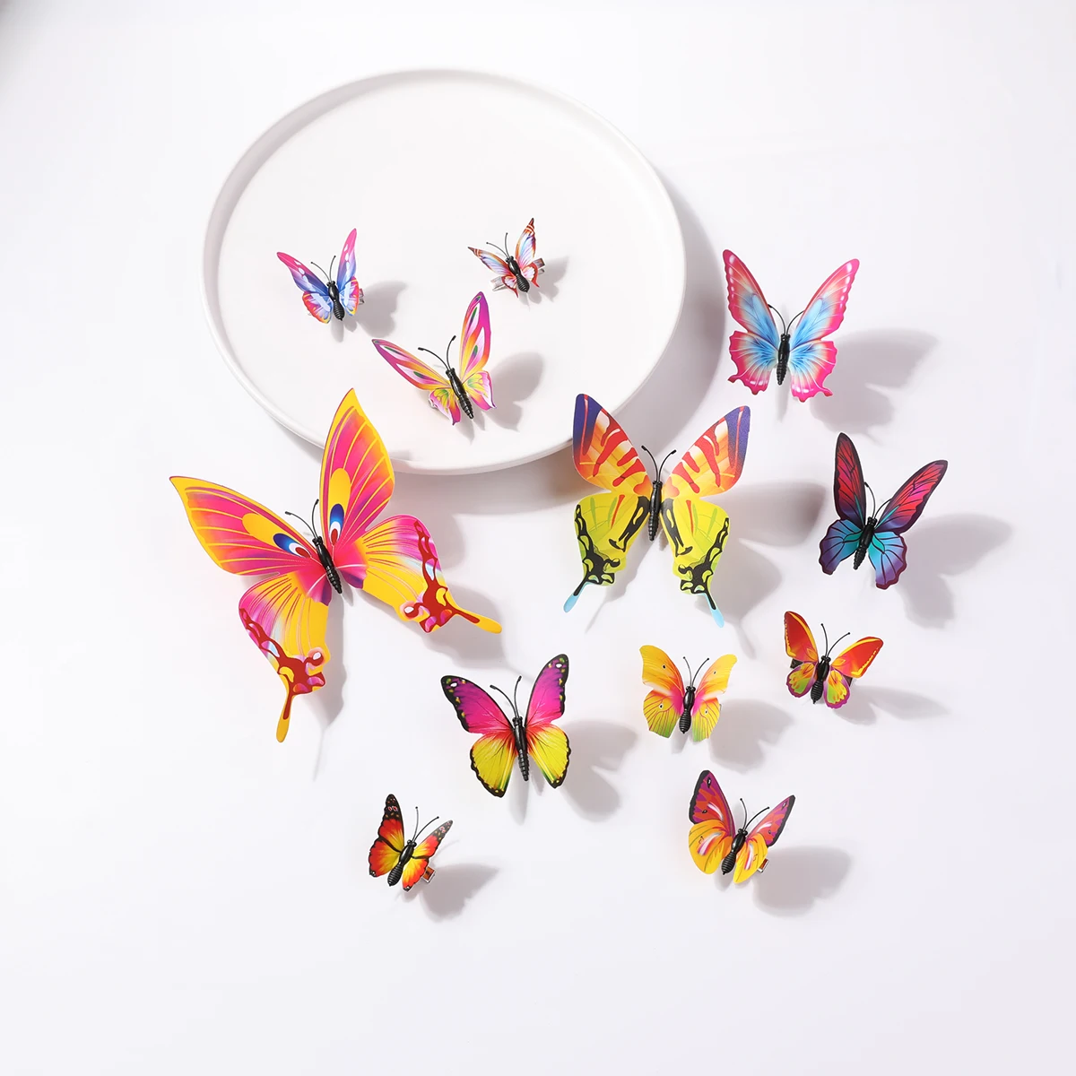 Made In China Butterfly Hair Clips Cute Elegant Hair Accessories Clips Hair Accessories 12 pcs