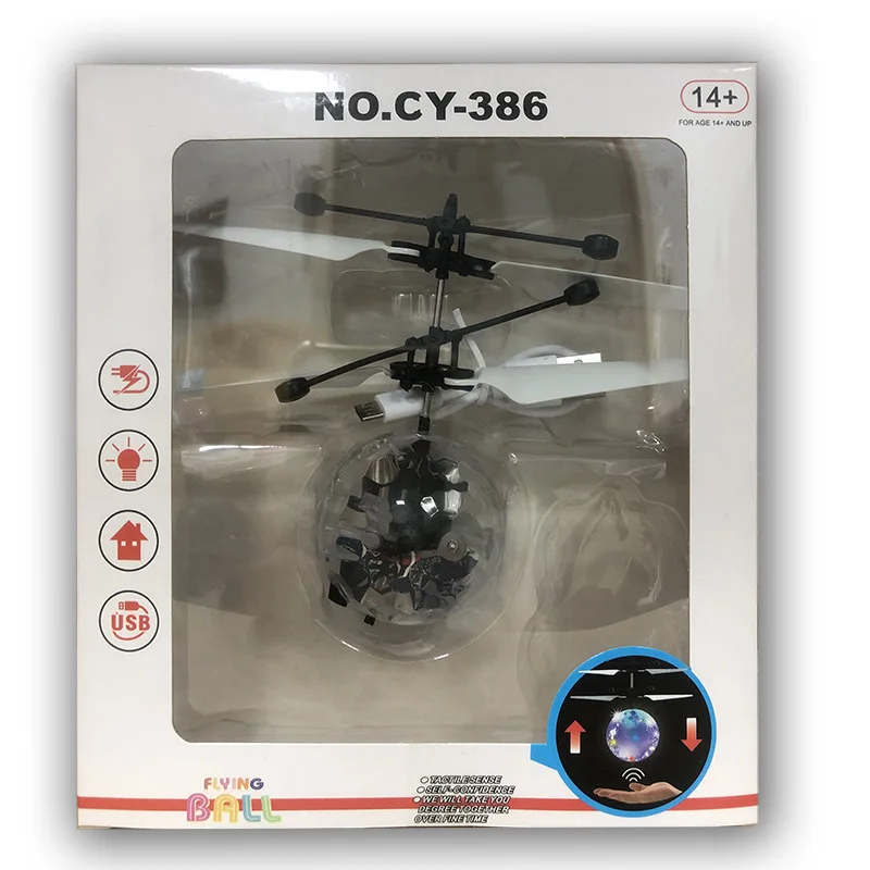 Modern High Quality Promotion Children Remote-controlled Aircraft Two-way Hovering Helicopter Landing Charging Light Aircraft