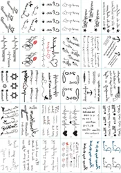 Светящиеся флуоресцентные водонепроницаемые тату-наклейки новые модели 2022 года светящиеся в темноте временные для детей девочек мальчиков