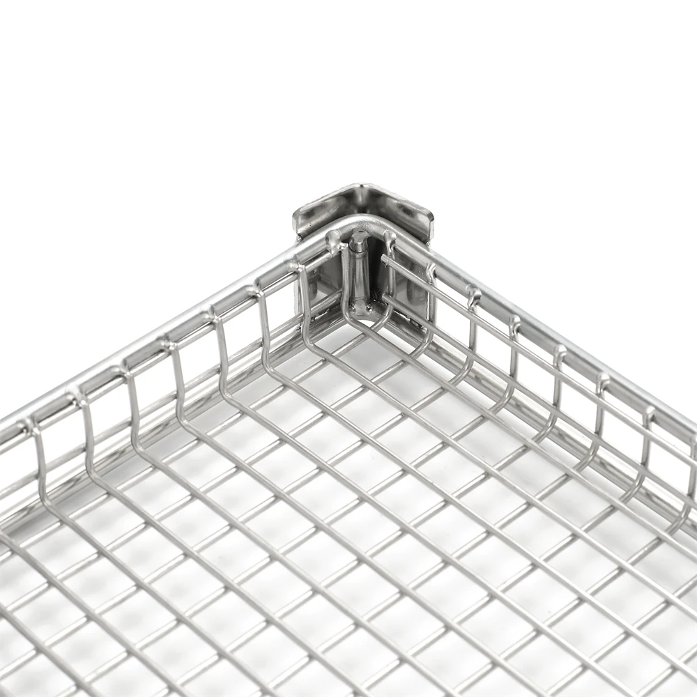 Wire Mesh Fruits Tray with Handle For Vegetables Fruit for Kitchen Storage Basket Wholesale price for sale kitchen Accessories