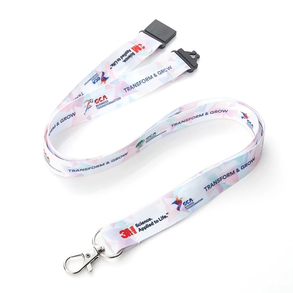 
Factory Direct Supply Polyester ID Card Holder Lanyard Ribbon 