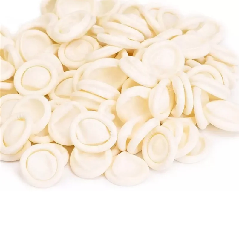 OEM about 770 pcs Bag Factory Direct Sale Universal Finger Cots Disposable White Antistatic Latex Finger Cots