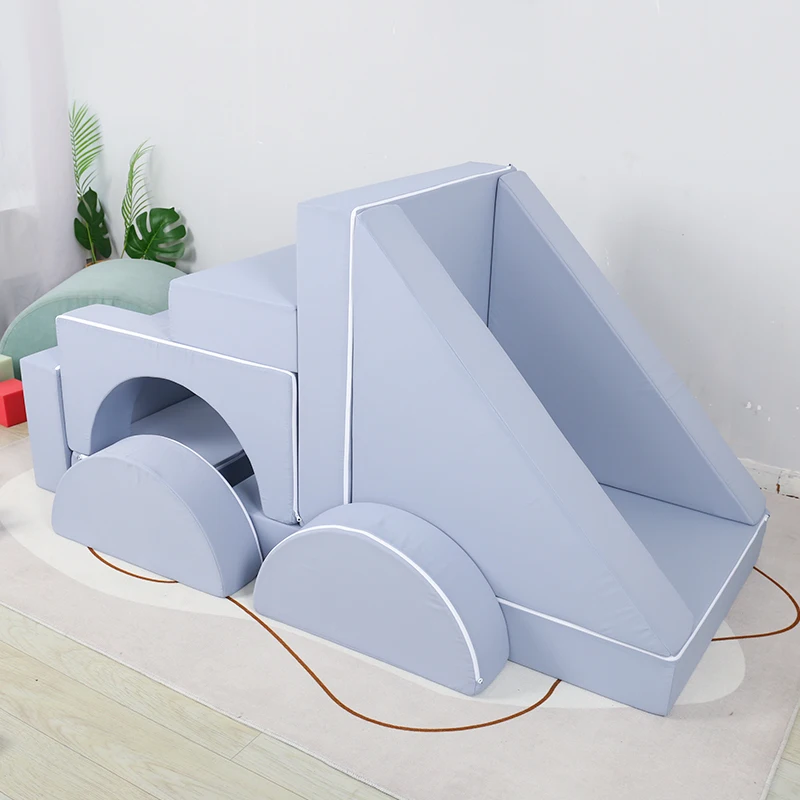 2022 Soft Furniture Play Set 12 Modular Microsuede Foam Creative Kids Foam Educational Waterproof Kids Sofa//