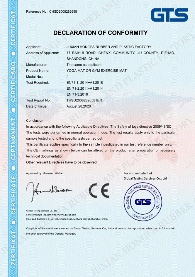 CE OF YOFA MAT