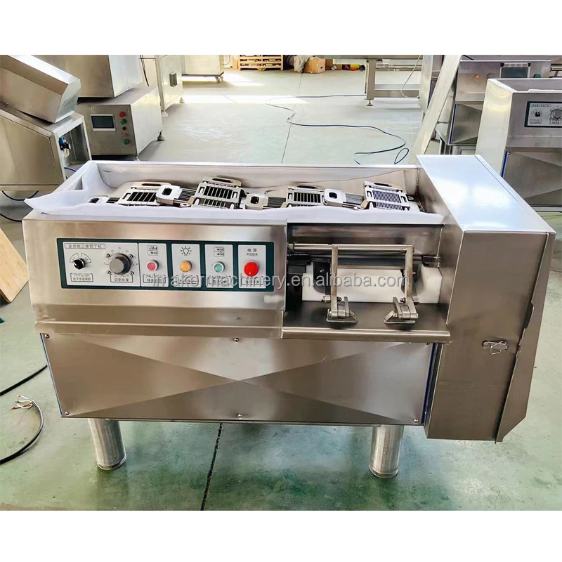 3-30mm automatic butcher meat cutting machine meat saw chopping machine meat grinding dicing shredder maker making machine price