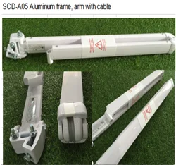 TUV Certificated Aluminum Retractable awning accessories Arm awning components parts retractable awning parts