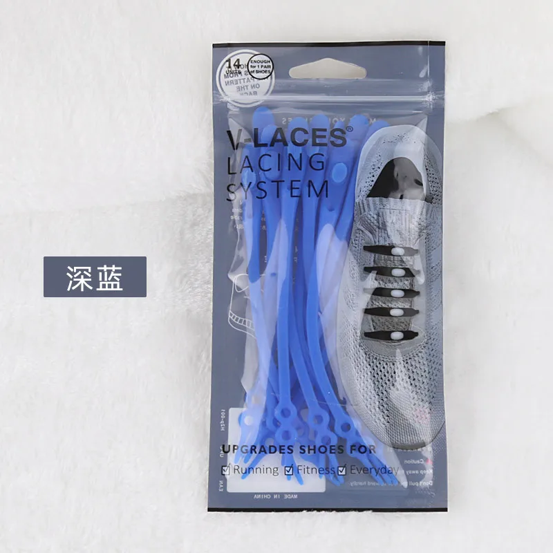 unisex flexible silicone no tie cute elastic trendy shoe laces white for shoes