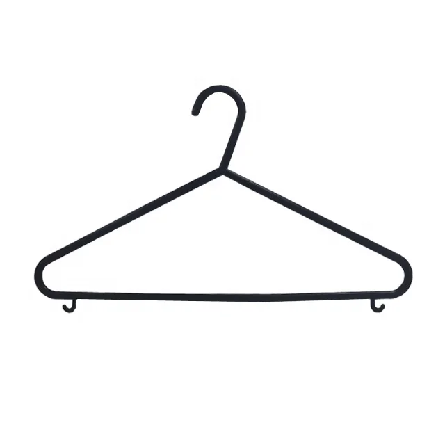 Factory Sell Cheaper Price Black Color Adult Suit Hanger Strong Plastic Clothes Dress Hanger