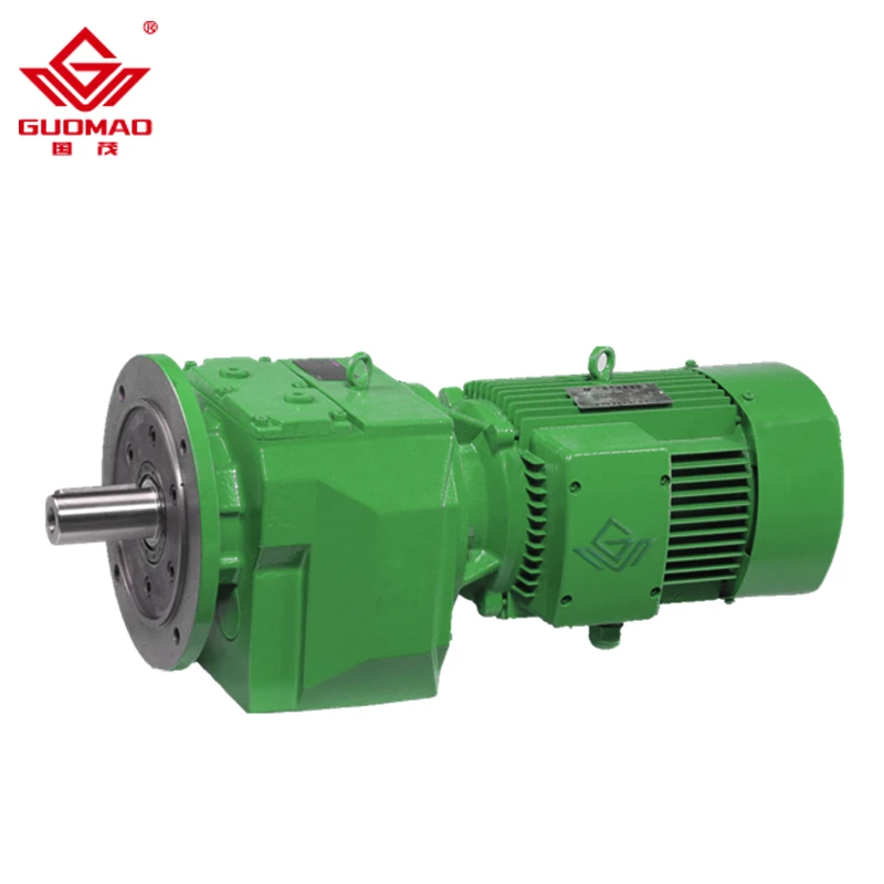 
Guomao Shaft Mounted Speed Reducer Helical Gearbox with 380v AC Motor 