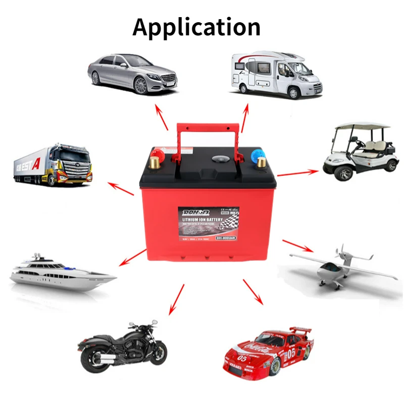 solar batterie 12v Manufacturers direct new 12 Volt Boat Motor 12V 52A LiFePO4 Battery