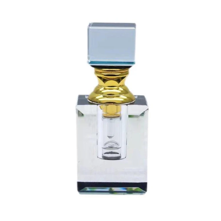 Wholesale Modern Dropper Packaging 1ml 2ml Luxury Home Centerpiece Mini Empty Crystal Perfume Oil Bottle
