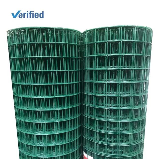 Сварная проволочная сетка с ПВХ покрытием в рулоне, Евро-тип, ограждение или голландская сетка