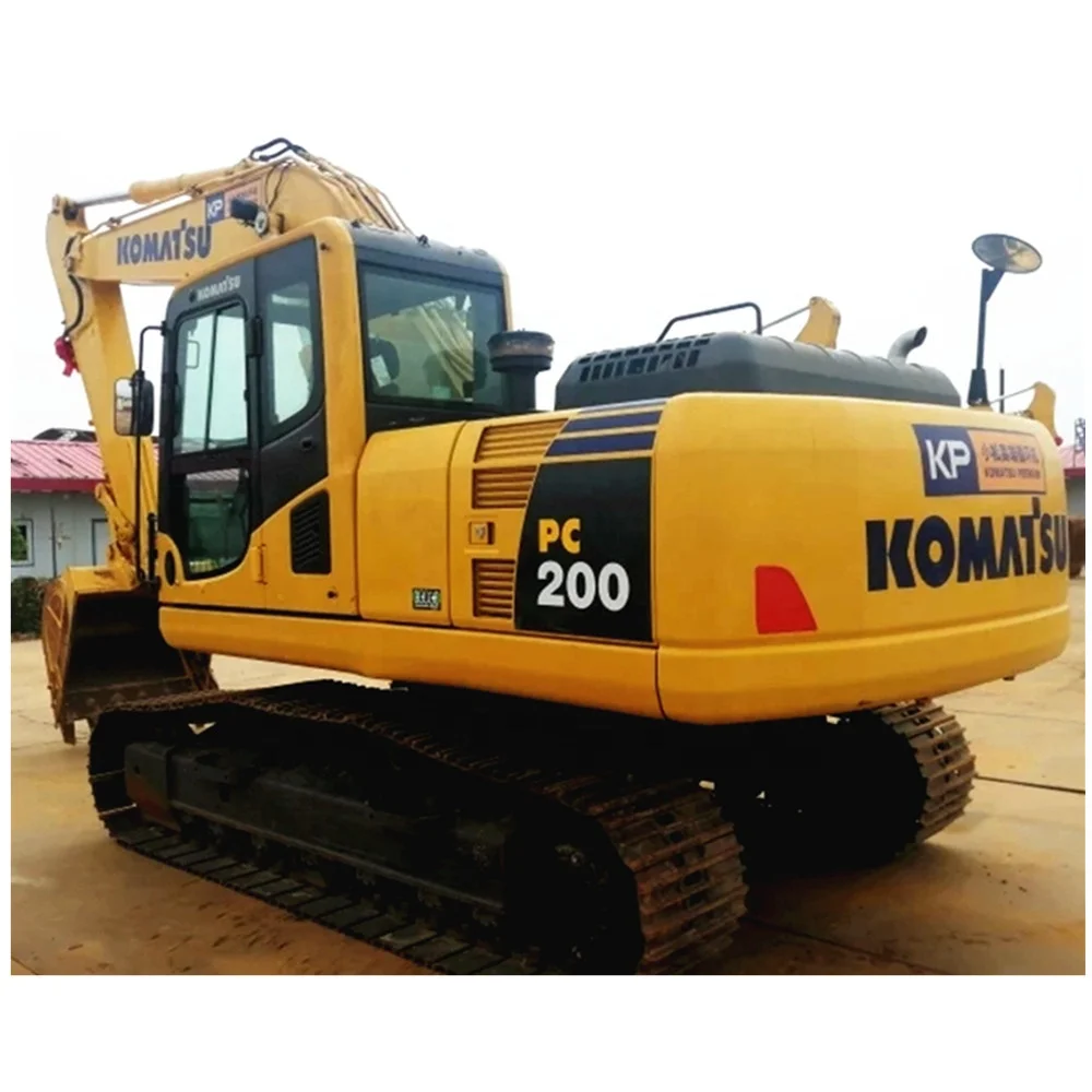 Используемая японская строительная машина Komatsu PC200 экскаватор большой грузоподъемности 20 тонн б/у ПК 200 палец