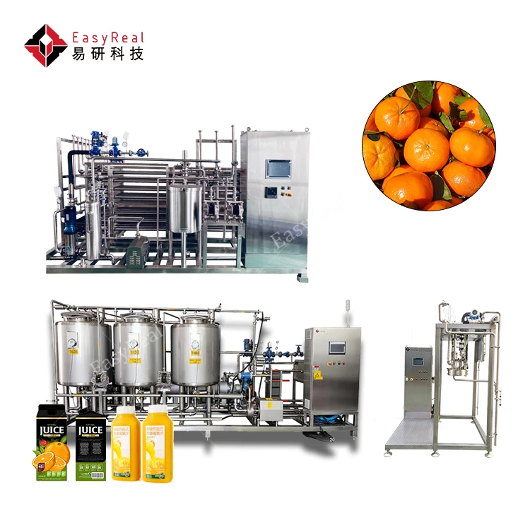 Customized Industrial Citrus Fruit Juice Making Processing Line Orange Lemon Juice Production Machine