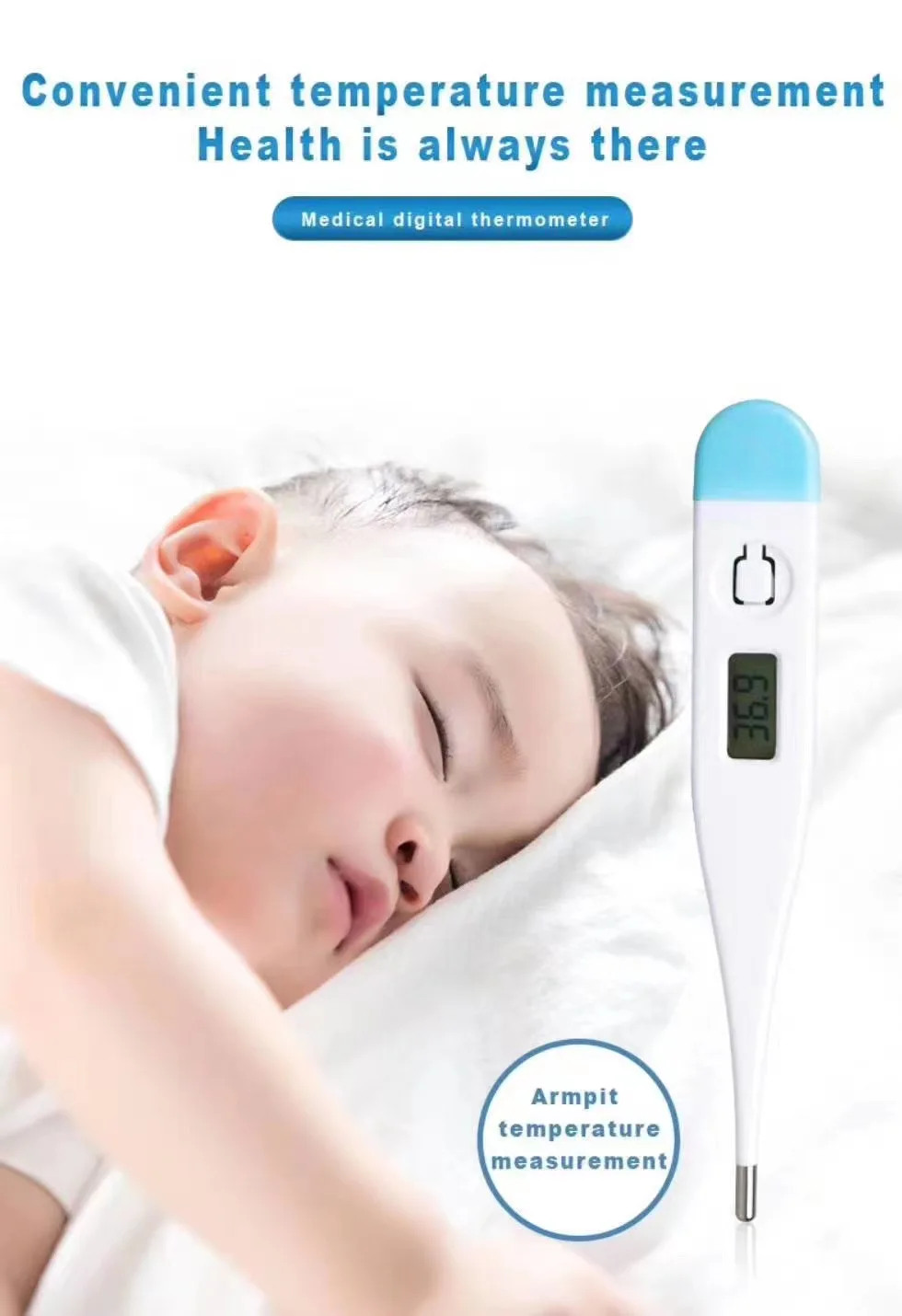
Clinical Thermometer Smart Electronic Digital Home Medical Thermometer 