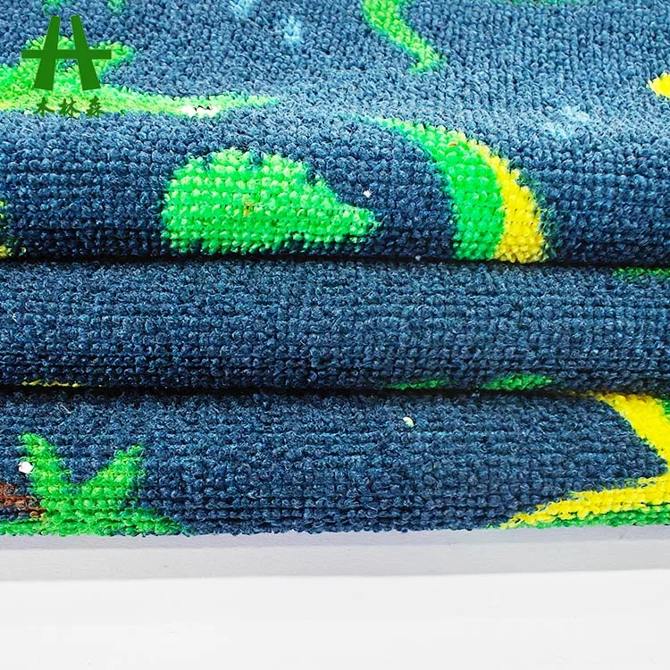 Mulinsen Textile Good Quality 100% Polyester Print French Terry Knit Fabric