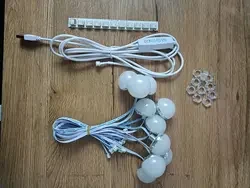 Hollywood-style Perforatfoldingt Modern 80 Button Switchfemale 50000 High Color Rendering 5V 35mm Makeup Mirror Led Bulb