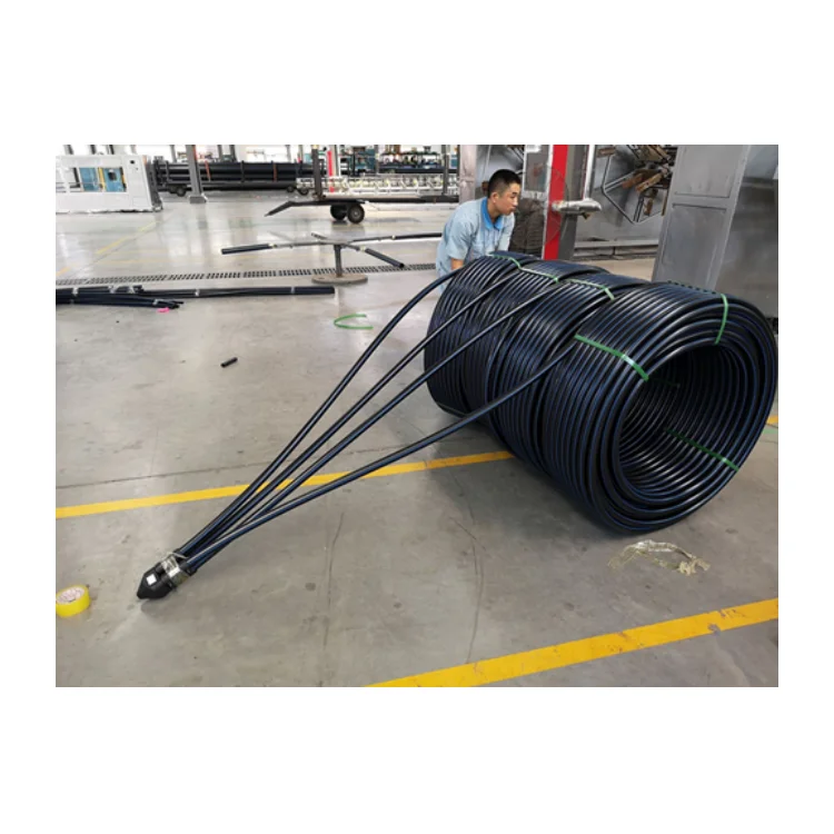 PE100 DN25 Dual U HDPE Geothermal Pipe HDPE Heating Coil Tubes for Underground Water Supply