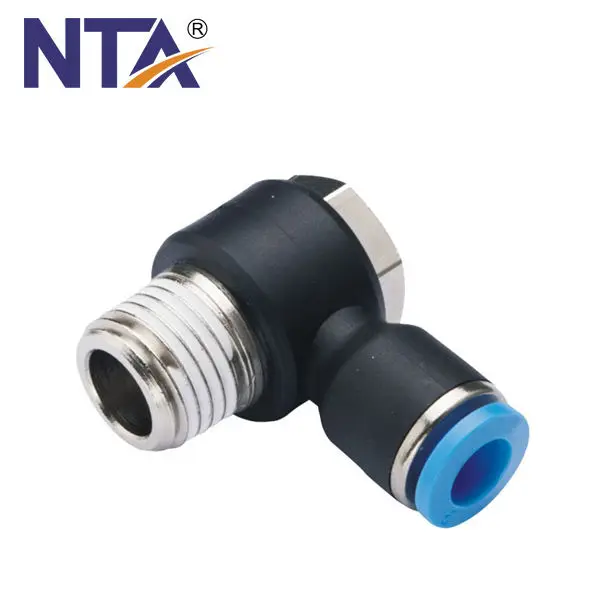 2 Years Warranty Long life time PH Universal Elbow Banjo Plastic Push in Fitting Air Fittings Pneumatic fittings