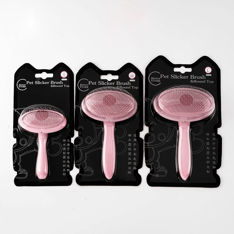 Pet supplies macaron hair remover pet cleaning brush silicone dog grooming products cats