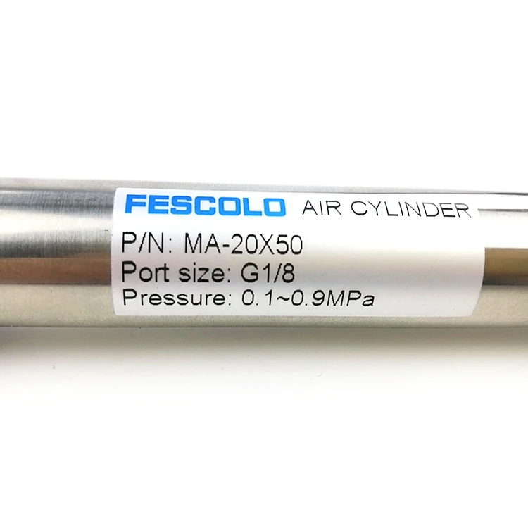 
MA series Airtac stainless steel mini pneumatic air cylinder 