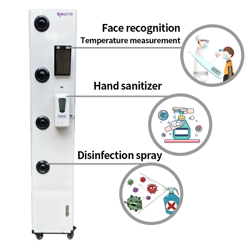 
Mobile temperature detection and disinfection vehicle disinfectant product disinfecting fogging machine with high temperature an 