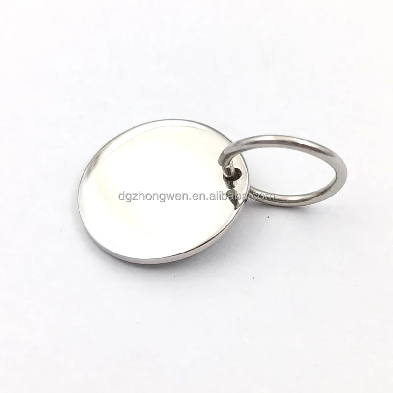 
custom 14mm blank engraved logo charm stainless steel jewelry pendant charms for bracelets and necklaces 