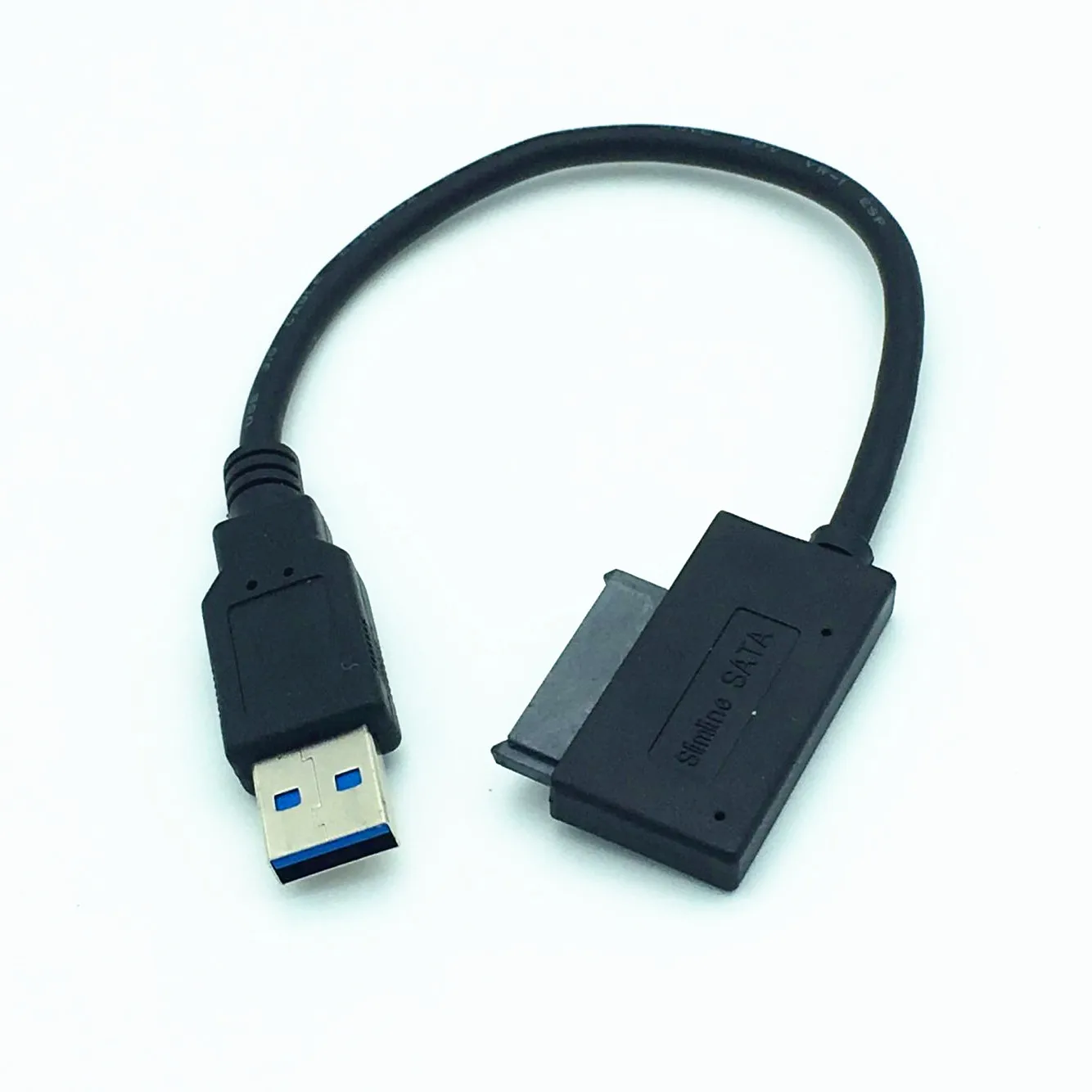 1pcs USB 3.0 TO SATA 13p Slimline 7+6 Pin 13 Pin Female DVD Adapter Cable