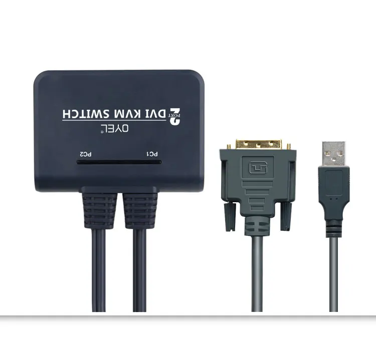 Wholesale factory manufacturer DVI  kvm switch  high quality  HD KVM switch with audio