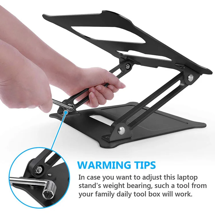 
2021new Aluminum Foldable Adjustable Notebook Monitor Laptop Stand Holder Laptop Stand 