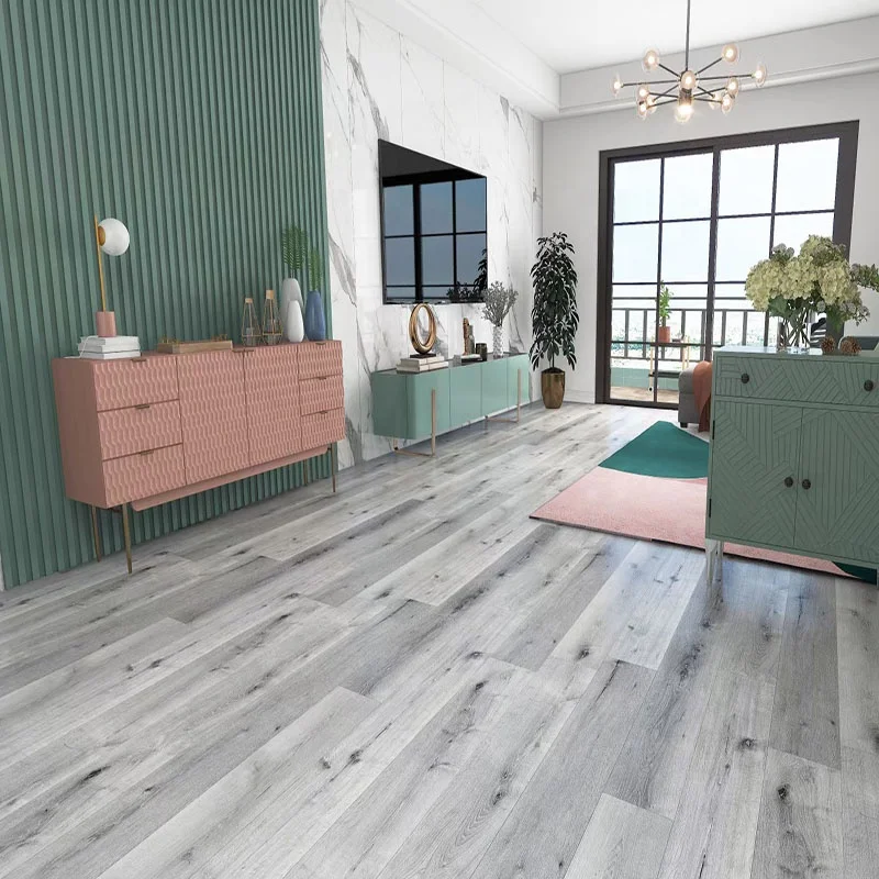 PVC LVT Plastic Floor Vinyl Tiles Self Adhesive 1.5mm Thickness Waterproof Luxury Vinyl Flooring 152.4x914.4mm