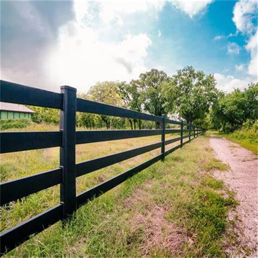 12ft  High Quality Black Galvanized Steel Corral Cattle Yard Panel With Professional Factory