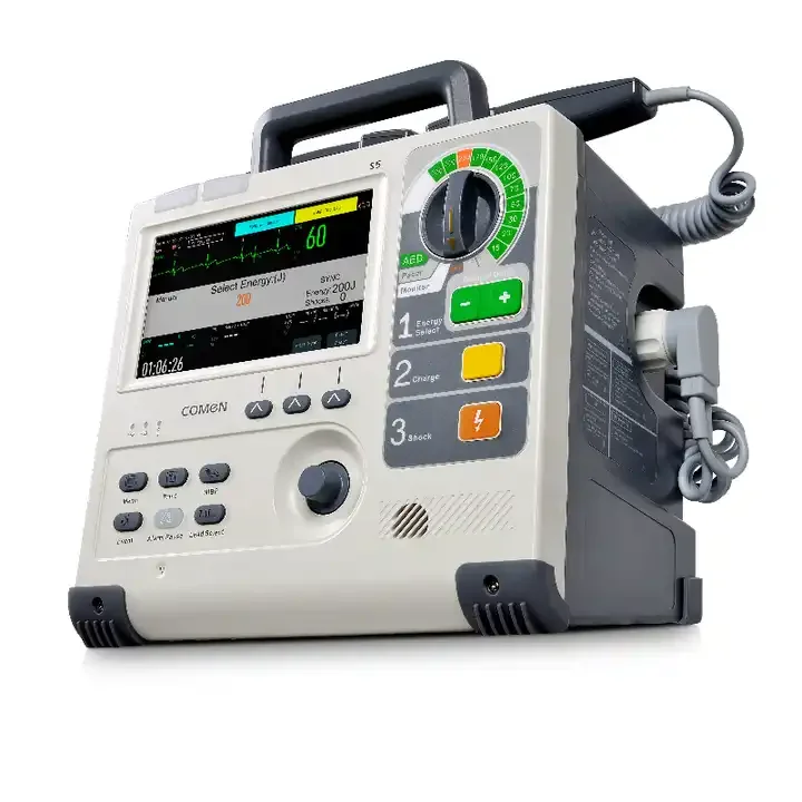 Defibrillator Portable Medical Cardiac Defibrillator First Aid Use Thermal Automated External Defibrillator Monitor