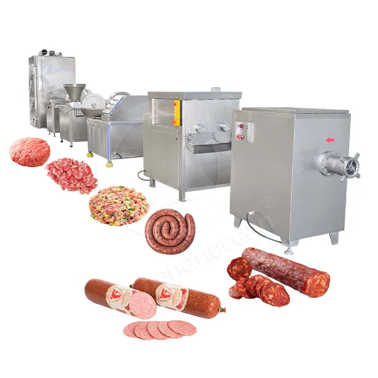 OCEAN Chorizo Make Machine Small Scale Sausage Machine Hydraulic Sausage Filler and Twist Machine