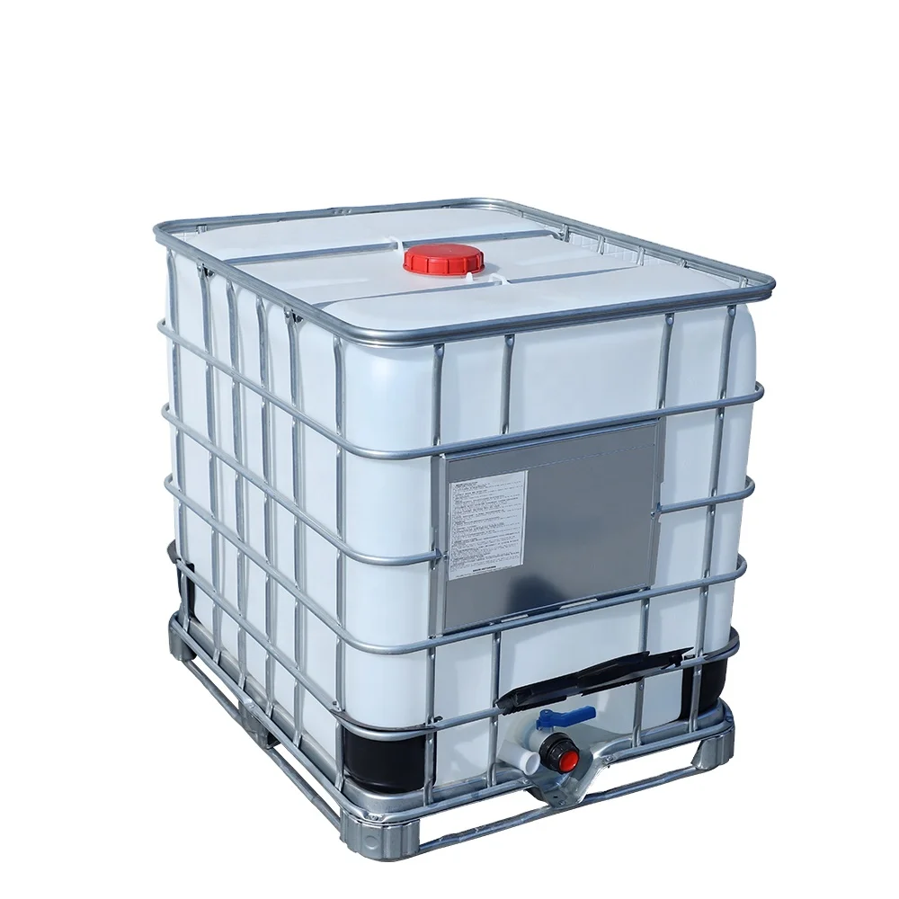  1000L IBC HDPE Химический бак сделанные по европейским стандартам с металлической рамкой 1 тонна подъемник пластиковая бочка контейнер для хранения