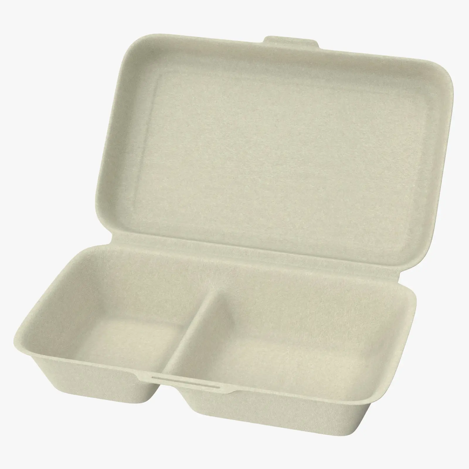 
Non Slip Textured Sugarcane Bagasse Biodegradable Compostable Clamshell Take-Out Box To-Go Container Hinged Container 